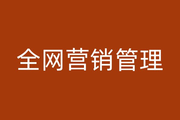 全網(wǎng)營(yíng)銷管理