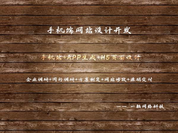 手機(jī)端網(wǎng)站設(shè)計開發(fā)