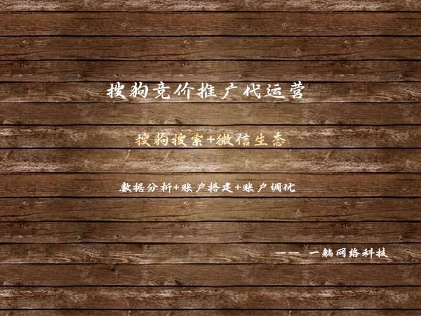 搜狗競(jìng)價(jià)推廣代運(yùn)營(yíng)